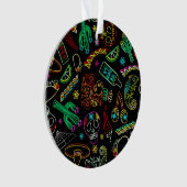 Mexico Fiesta Patroon Ornament (voorkant)