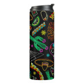 Mexico Fiesta Patroon Thermosbeker (Gedraaid links)