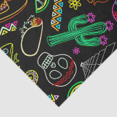 Mexico Fiesta Patroon Tissuepapier (Detail)