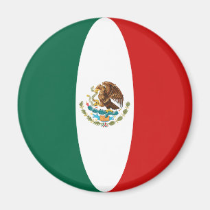 Mexico Fisheye Flag Magnet Magneet
