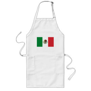 Mexico Flag Apron Lang Schort