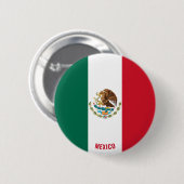 Mexico Flag Charming Patriotic Ronde Button 5,7 Cm (Voorkant /achterkant)