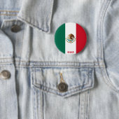 Mexico Flag Charming Patriotic Ronde Button 5,7 Cm (In situ)