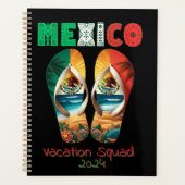 Mexico Flip Flop Vakantie Tropisch uitje Ontwerp Planner (Voorkant)