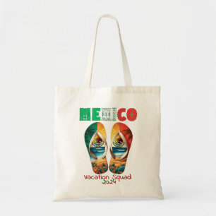 Mexico Flip Flop Vakantie Tropisch uitje Ontwerp Tote Bag