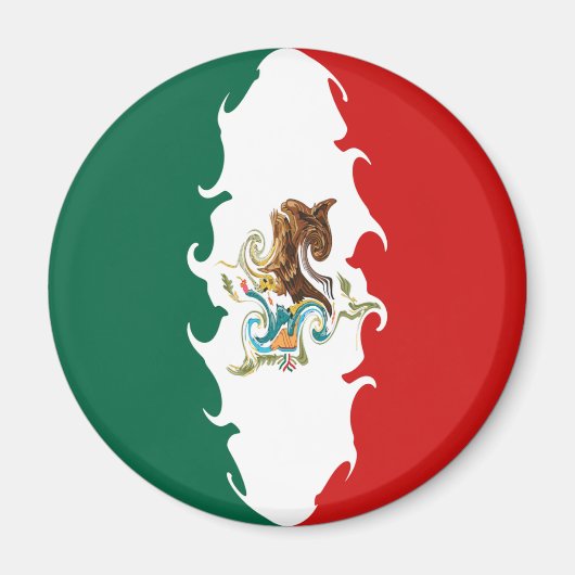 Mexico Gnarly vlag Magneet (Voorkant)