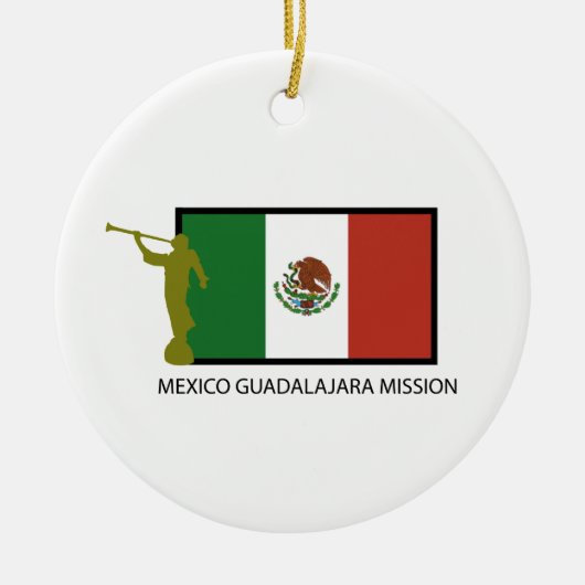 MEXICO GUADALAJARA MISSIE LDS CTR KERAMISCH ORNAMENT (Voorkant)