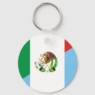 mexico guatemala halve vlag symbool sleutelhanger