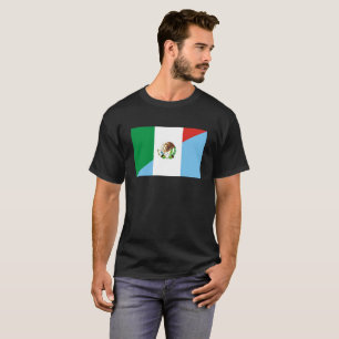 mexico guatemala halve vlag symbool t-shirt