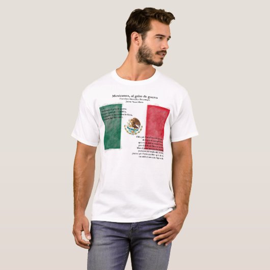 Mexico - Himno Nacional Mexicano T-shirt (Voorkant volledig)