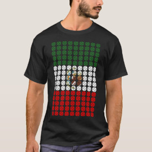 Mexico Honkbal Vlag voor Mexicaanse Honkbal Fans 1 T-shirt