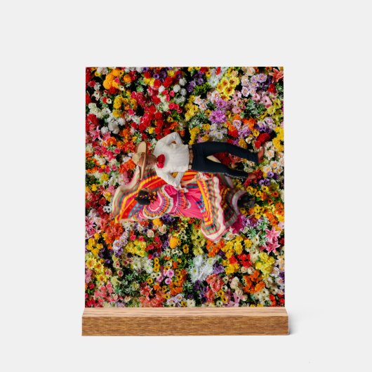 MEXICO IN BLOOM ACRYL BORD (Voorkant)