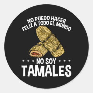 Mexico Ingeblikte Tamale Husks Mexicaanse Tamalea  Ronde Sticker