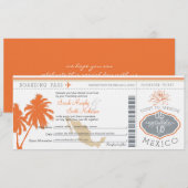 Mexico-instapkaart bestemming bruiloft kaart (Voorkant / Achterkant)