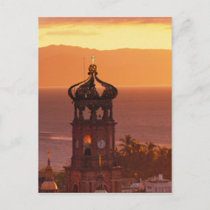 Mexico, Jalisco, Puerto Vallarta. Kerkkentoren Briefkaart