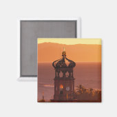 Mexico, Jalisco, Puerto Vallarta. Kerkkentoren Magneet (Voorkant / Achterkant)