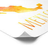 Mexico-kaart Poster (Hoek)