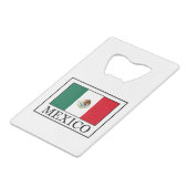 Mexico Kredietkaart Flessenopener (Voorkant Gekanteld)