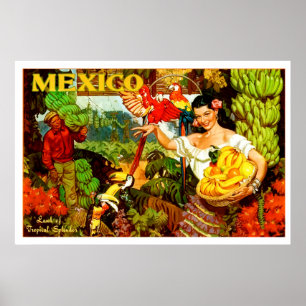  Mexico Land van Tropische Splendor Poster