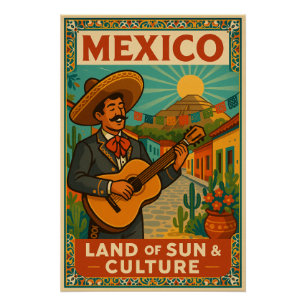Mexico - Land van zon en cultuur Perfect Poster