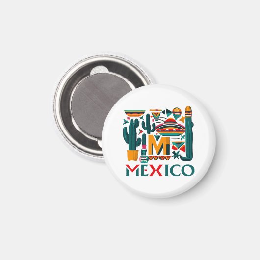 MEXICO MAGNEET (Voorkant / Achterkant)