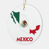 MEXICO MAP KERAMISCH ORNAMENT (Links)