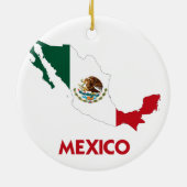 MEXICO MAP KERAMISCH ORNAMENT (Achterkant)