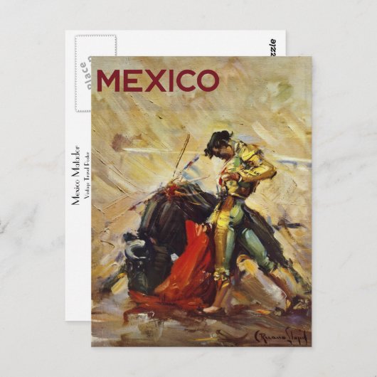 Mexico Matador Briefkaart (Voorkant / Achterkant)