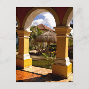 Mexico, Mayan Riviera, architectuur bij Iberostar Briefkaart