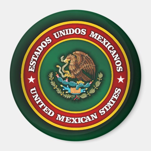 Mexico Medaillon Magneet (Voorkant)
