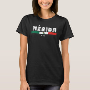 Mexico Mérida Mexico Mexicaanse Vlag T-shirt