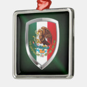 Mexico Metallic Emblem Metalen Ornament (Links)