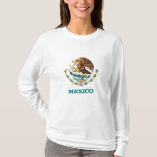 Mexico & Mexicaans Eagle embleem, vlaggen-mode T-S T-shirt