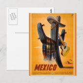  Mexico - Mexicaans reistoerisme - Advert. Briefkaart (Voorkant / Achterkant)