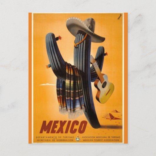  Mexico - Mexicaans reistoerisme - Advert. Briefkaart (Voorkant)