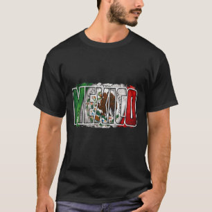 Mexico - Mexicaanse vlag : de rode groene en witte T-shirt