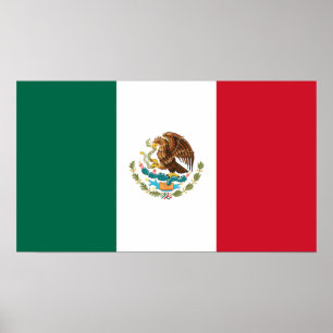 Mexico - Mexicaanse vlag Poster