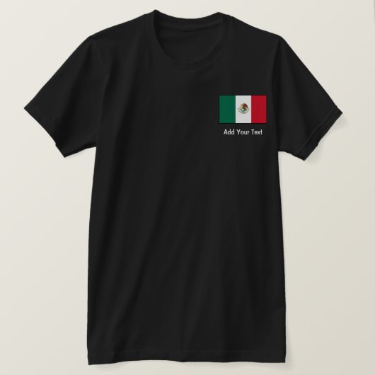 Mexico - Mexicaanse vlag T-shirt (Design voorkant)