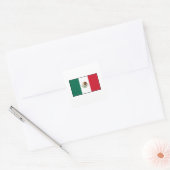 Mexico - Mexicaanse vlag Vierkante Sticker (Envelop)