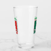 Mexico Mexican Flag Groene Personalisatie Drink Glas (Links)