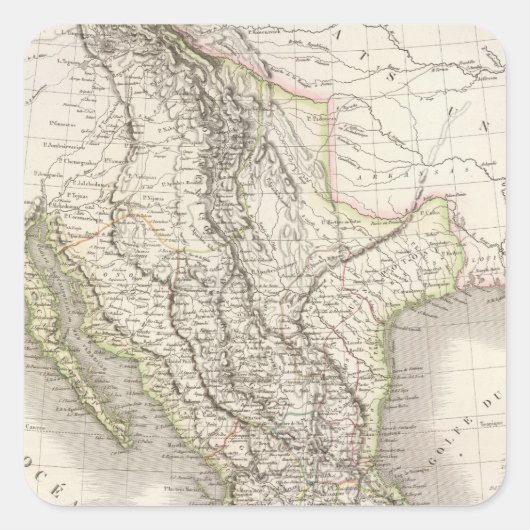 Mexico - Mexico Vierkante Sticker (Voorkant)