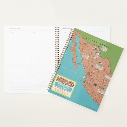 Mexico - Muur met focus en hoofddoel Planner (Display)