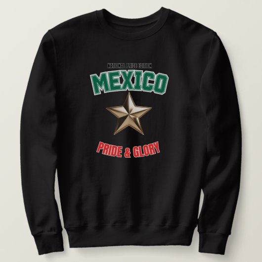 Mexico National Pride Men's Basic Sweatshirt (Design devant)