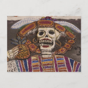 Mexico, Oaxaca. Sand tapestry (tapete de arena) Briefkaart
