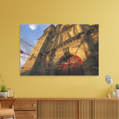 Mexico, Oaxaca, Templo de San Felipe de Neri Canvas Afdruk (Insitu (Woonkamer))