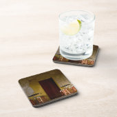 Mexico, Oaxaca, vanmiddag licht de balkon van de z Bier Onderzetter (Rechterzijde)