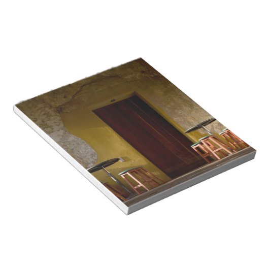 Mexico, Oaxaca, vanmiddag licht de balkon van de z Notitieblok (Schuin)