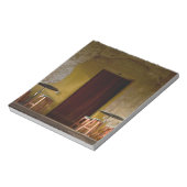 Mexico, Oaxaca, vanmiddag licht de balkon van de z Notitieblok (Gedraaid)