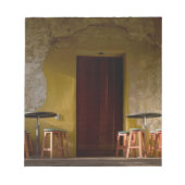 Mexico, Oaxaca, vanmiddag licht de balkon van de z Notitieblok (Voorkant)