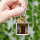 Mexico, Oaxaca, vanmiddag licht de balkon van de z Sleutelhanger (Hand)